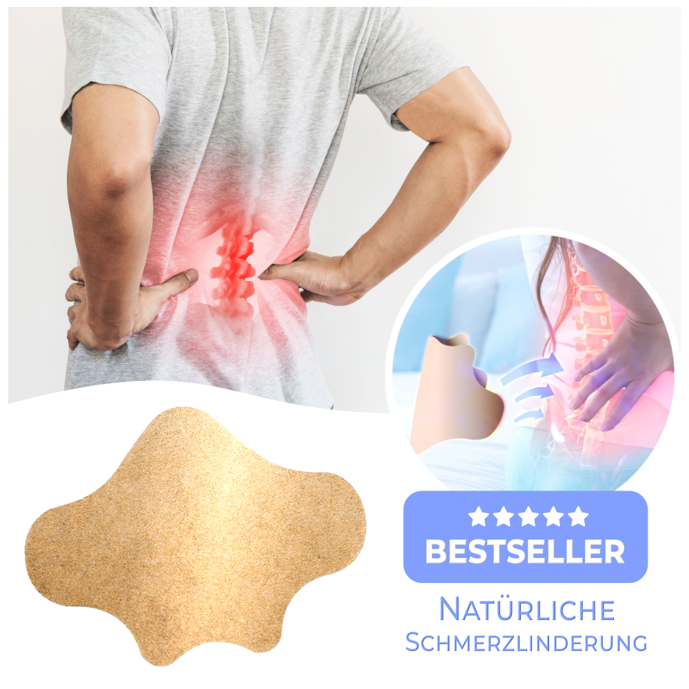 Wärmepflaster: Das Wundermittel gegen untere Rückenschmerzen. Linderung für Schmerzen im unteren Rücken und Lendenbereich. Effektive Lösung gegen Rückenschmerzen
